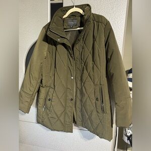 Women's Covington Olive Green Jacket Coat Size Large